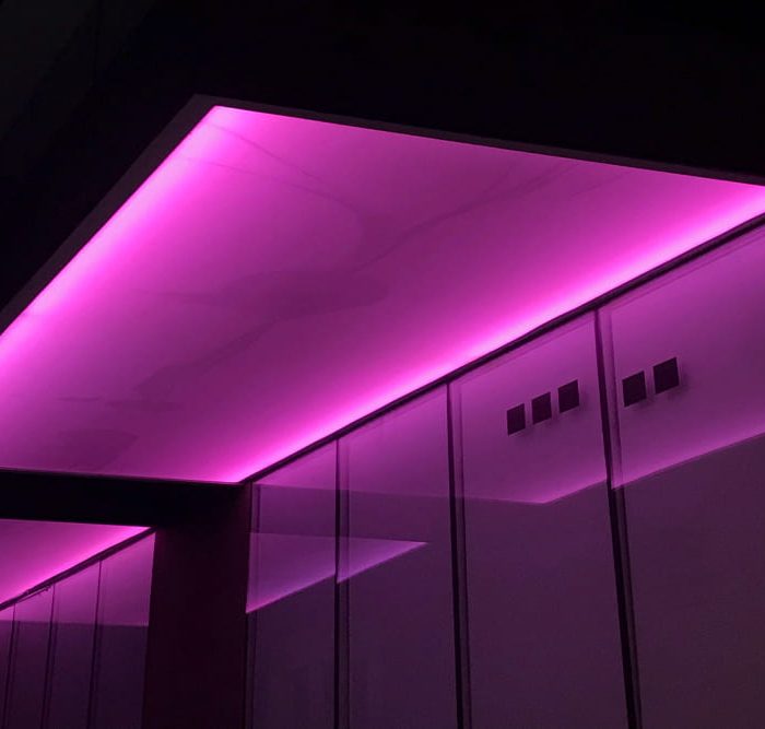 techos pladur con luces led